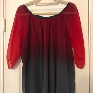 Ombré Blouse